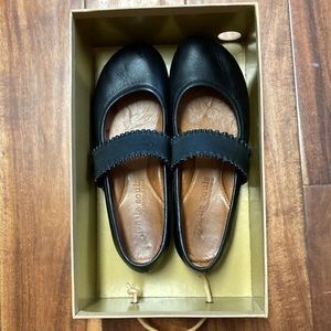 Gentle Souls Gabe Le black ballet Flats size 7.5 M